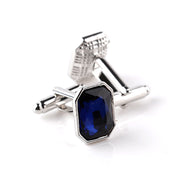 カフスボタン カフリンクス メンズ レディース ユニセックス アクセサリー ファッション小物 袖ボタン スーツアクセサリー スクエア ラインストーン キラキラ おしゃれ シンプル 上品 きれいめ お出かけ 通勤 お呼ばれ パーティ 青 紫 茶 ピンク