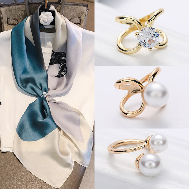 スカーフリング スカーフ留め レディース アクセサリー ストール留め スカーフクリップ 商品画像3
