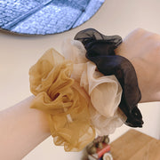 シュシュ 2個セット ヘアゴム ヘアアクセサリー レディース 女性 髪ゴム 髪飾り ヘアアアレンジ まとめ髪 無地 単色 シンプル かわいい おしゃれ