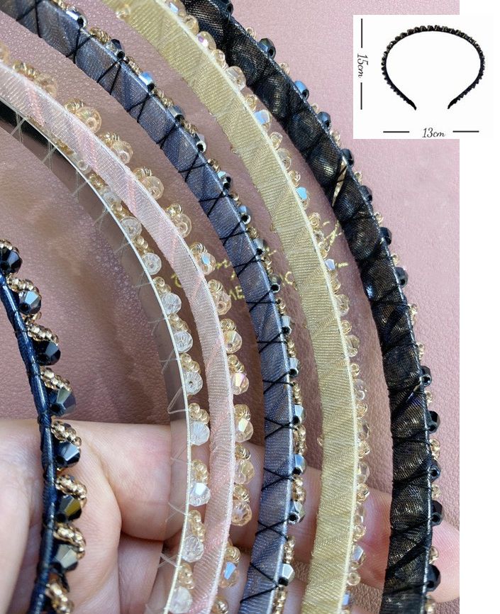 カチューシャ レディース ヘアアクセサリー 髪飾り ラインストーン ツイスト 商品画像5
