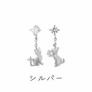 ピアス レディース 女性 アクセサリー スタッドピアス 猫 ネコ かわいい キュート おしゃれ 上品 高級感