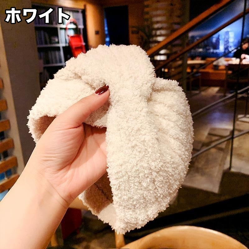 ヘアバンド 幅広 レディース ヘアアクセサリー クロス ヘッドバンド 商品画像3