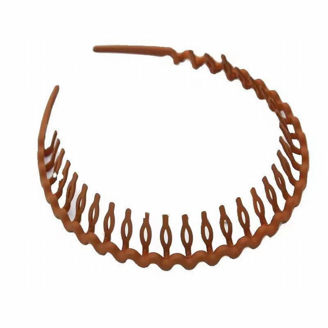 カチューシャ コーム付き レディース ヘアアクセサリー 髪飾り 前髪留め カーキ バリエーション画像