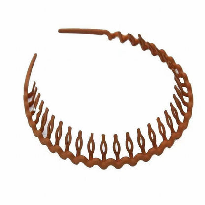 カチューシャ コーム付き レディース ヘアアクセサリー 髪飾り 前髪留め カーキ バリエーション画像