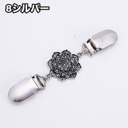 ストールクリップ ショールクリップ レディース 女性 アクセサリー フラワー 花 ラインストーン 華やか 可愛い キュート エレガント 綺麗 おしゃれ ファッション雑貨 小物