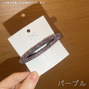 ヘアピン 2個セット レディース 女性 へアクセサリー パッチン留め ラインストーン キラキラ 髪留め 髪飾り ヘアアレンジ かわいい おしゃれ 普段使い