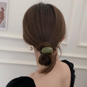 ヘアゴム 髪ゴム レディース 女性 ヘアアクセサリー シンプル 無地 べっ甲風 マープル調 髪留め 髪飾り まとめ髪 ヘアアレンジ ポニーテール お洒落 可愛い お出かけ 普段使い デイリー 婦人