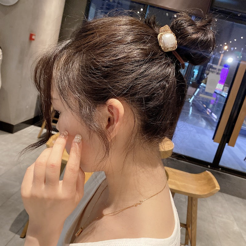 ヘアゴム ヘアアクセサリー レディース 髪ゴム まとめ髪 2重 商品画像2