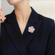 ブローチ ピンブローチ レディース 女性 アクセサリー フラワー 花 フェイクパール ラインストーン おしゃれ 可愛い 上品 きれいめ
