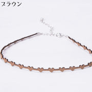 チョーカー レディース 女性 アクセサリー ネックレス ペンダント 首飾り ハート 可愛い アジャスターチェーン付き プレゼント
