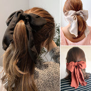 ヘアゴム ヘアアクセサリー レディース 女性用 リボン 髪ゴム 単品 無地 髪飾り 髪留め ポニーテール ヘアアレンジ ふんわり ガーリー 上品 かわいい おしゃれ デイリー お出かけ 普段使い