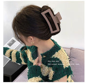 ヘアクリップ バンスクリップ レディース ヘアアクセサリー 髪留め 髪飾り まとめ髪 ヘアアレンジ 四角形 シンプル 挟む 簡単 女性 婦人 ロングヘア セミロング お風呂上り 普段使い デイリー