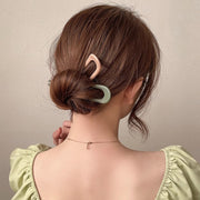 かんざし U字タイプ コーム レディースヘアアクセサリー ヘアピン ヘアコーム 髪飾り まとめ髪 ハーフアップ ヘアアレンジ きれい おだんご 浴衣 着物