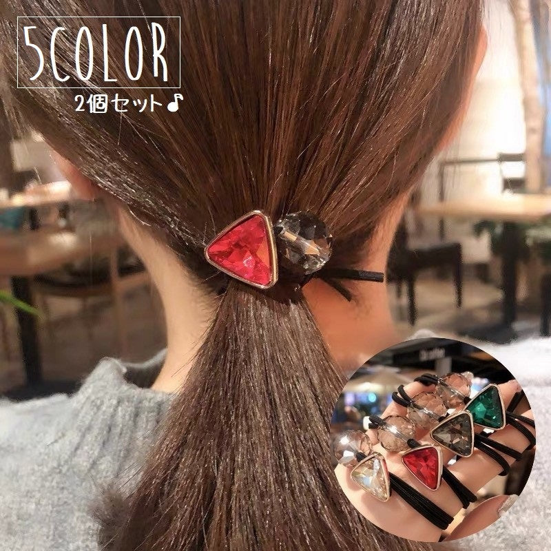 ヘアゴム 2個セット ヘアアクセサリー 髪飾り レディース 女性 商品画像