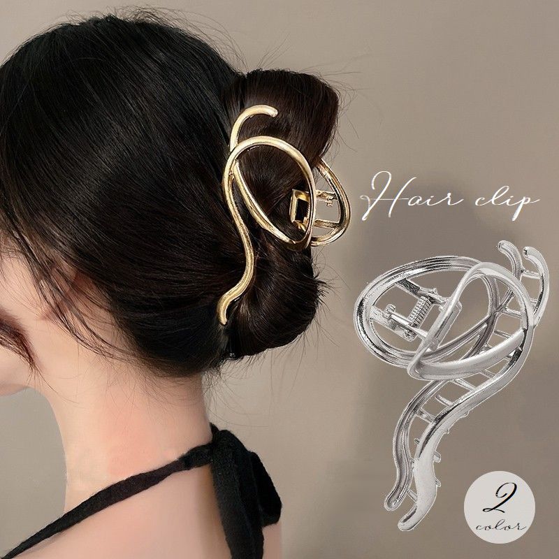 ヘアクリップ バンスクリップ レディース ヘアアクセサリー 髪留め まとめ髪 商品画像