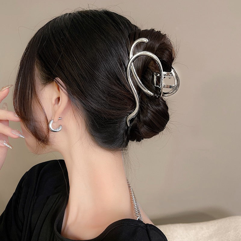 ヘアクリップ バンスクリップ レディース ヘアアクセサリー 髪留め まとめ髪 商品画像4