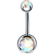 ボディピアス へそピアス 14G レディース 2個売り 2個セット アクセサリー ボディピアス シルバーカラー バナナバーベル へそピ ヘソピ 軟骨 耳たぶ ヘリックス カーブバーベル セカンドピアス ラインストーン 14ゲージ 1.6mm  イヤーロブ 舌 眉 トラガス 臍 口 リップ インナーコンク アウター シンプル おしゃれ キラキラ 女性 男性 プレゼント ギフト 贈り物 誕生日 記念日 ブルー パープル レッド 紫 青 赤 グリーン 緑 ホワイト 白 ブラック イエロー 黒