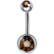 ボディピアス へそピアス 14G レディース 2個売り 2個セット アクセサリー ボディピアス シルバーカラー バナナバーベル へそピ ヘソピ 軟骨 耳たぶ ヘリックス カーブバーベル セカンドピアス ラインストーン 14ゲージ 1.6mm  イヤーロブ 舌 眉 トラガス 臍 口 リップ インナーコンク アウター シンプル おしゃれ キラキラ 女性 男性 プレゼント ギフト 贈り物 誕生日 記念日 ブルー パープル レッド 紫 青 赤 グリーン 緑 ホワイト 白 ブラック イエロー 黒
