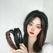 カチューシャ 三つ編み フィッシュボーン レディース ヘアアクセサリー 髪飾り ヘアアレンジ かわいい おしゃれ 上品 カジュアル 簡単 みつあみ 女性用