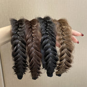 カチューシャ 三つ編み フィッシュボーン レディース ヘアアクセサリー 髪飾り ヘアアレンジ かわいい おしゃれ 上品 カジュアル 簡単 みつあみ 女性用