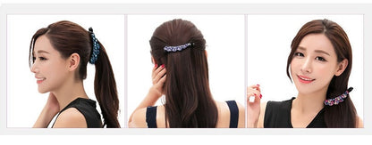 ヘアクリップ バナナクリップ レディース 女性 ヘアアクセサリー ラインストーン 商品画像5