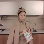 ヘアバンド 幅広 レディース 女性 ヘアアクセサリー リブ クロス ヘッドバンド ヘアターバン 髪飾り 髪留め ヘアアレンジ 無地 ソリッドカラー おしゃれ ファッション小物
