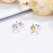 スタッドピアス レディース 女性用 アクセサリー ゴールドカラー シルバーカラー 6mm 8mm 玉 多面カット ダイヤカット ストーン キラキラ 上品 エレガント 華やか シンプル 高見え 高級感 大人かわいい キュート カジュアル おしゃれ 耳飾り 普段使い 婦人 普段使い ファッション小物 プレゼント 贈り物 ギフト 誕生日 記念日 お出かけ プチギフト ピンク ブルー レッド 赤 パープル 紫 カラフル クリア