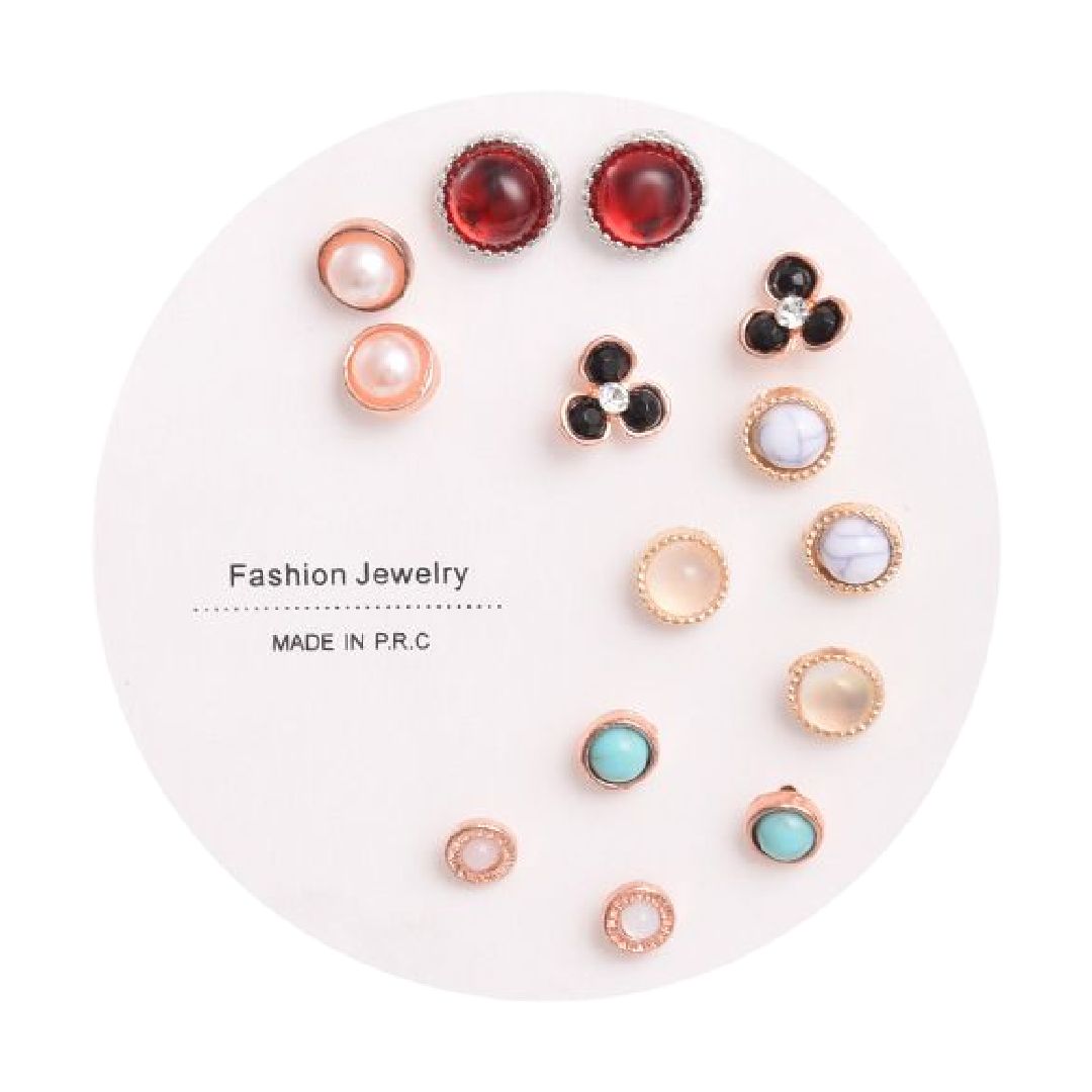 スタッドピアス キャッチピアス 6点セット 7点セット レディース アクセサリー 00251 バリエーション画像