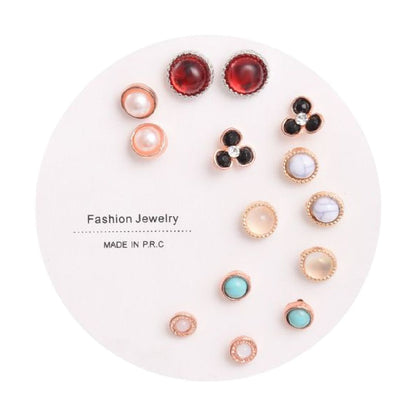 スタッドピアス キャッチピアス 6点セット 7点セット レディース アクセサリー 00251 バリエーション画像