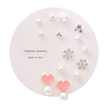 スタッドピアス キャッチピアス 6点セット 7点セット レディース アクセサリー 08631 バリエーション画像