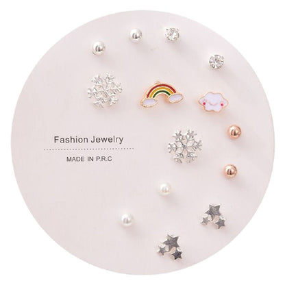 スタッドピアス キャッチピアス 6点セット 7点セット レディース アクセサリー 08641 バリエーション画像