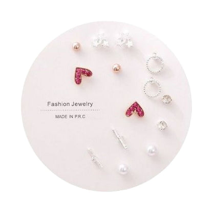 スタッドピアス キャッチピアス 6点セット 7点セット レディース アクセサリー 08691 バリエーション画像
