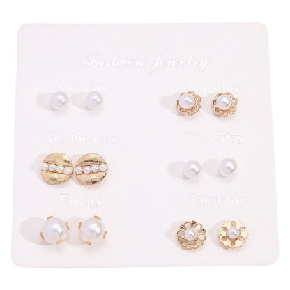 スタッドピアス キャッチピアス 6点セット 7点セット レディース アクセサリー 12281 バリエーション画像