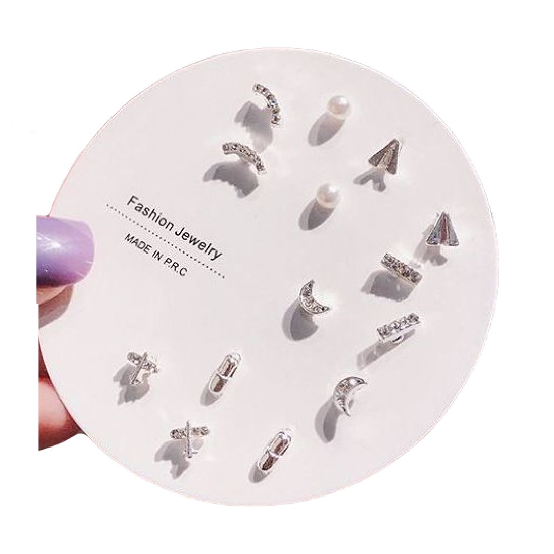 スタッドピアス キャッチピアス 6点セット 7点セット レディース アクセサリー 10591 バリエーション画像