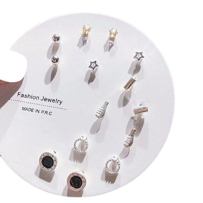 スタッドピアス キャッチピアス 6点セット 7点セット レディース アクセサリー 10621 バリエーション画像