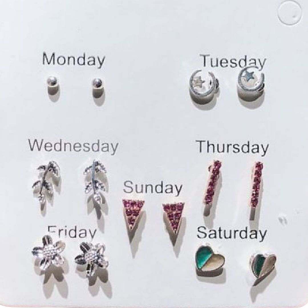 スタッドピアス キャッチピアス 6点セット 7点セット レディース アクセサリー 10801 バリエーション画像