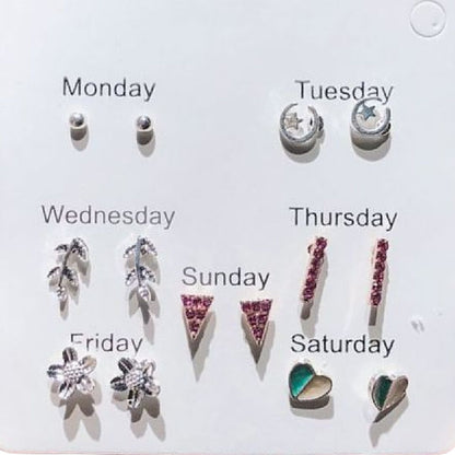 スタッドピアス キャッチピアス 6点セット 7点セット レディース アクセサリー 10801 バリエーション画像