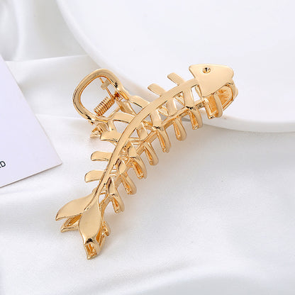 ヘアクリップ レディース ヘアアクセサリー バンスクリップ 髪留め フィッシュボーンヘアクリップ 商品画像2