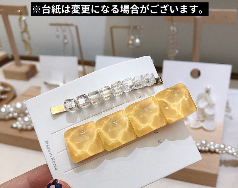 ヘアクリップ ヘアピン 2点セット くちばしクリップ レディース 女性 商品画像3