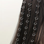 ブレイズアクセサリー 30個セット 星型 スター ブレイズリング ブレイズビーズ ヘアリング ヘアアクセサリー ヘアービーズ 編み込み ドレッドクリップ 髪留め 髪飾り ダンスヘア コーンロウ