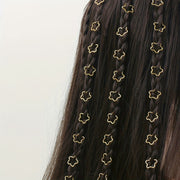 ブレイズアクセサリー 30個セット 星型 スター ブレイズリング ブレイズビーズ ヘアリング ヘアアクセサリー ヘアービーズ 編み込み ドレッドクリップ 髪留め 髪飾り ダンスヘア コーンロウ