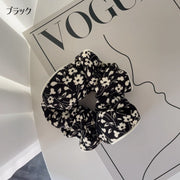 シュシュ ヘアゴム ヘアアクセサリー レディース 女性 髪ゴム 髪留め 髪飾り ヘアアレンジ まとめ髪 花柄 ファッション雑貨 かわいい おしゃれ クラシカル レトロ