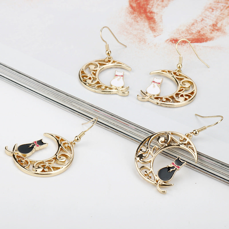 ピアス フックピアス レディース アクセサリー 猫 ネコ 商品画像2