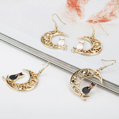 ピアス フックピアス レディース アクセサリー 猫 ネコ 商品画像2