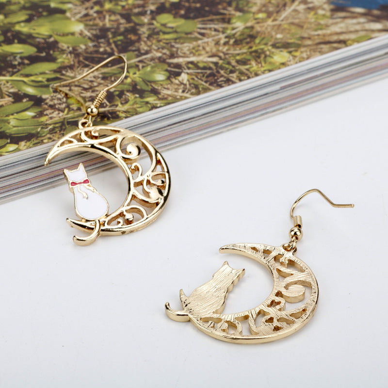 ピアス フックピアス レディース アクセサリー 猫 ネコ 商品画像3