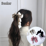 ヘアクリップ バナナクリップ レディース 女性 ヘアアクセサリー リボン 髪留め 髪飾り まとめ髪 ヘアアレンジ おしゃれ かわいい 上品 シンプル 普段使い オフィス 通勤 お出かけ デート デイリー 女性用 婦人用 ファッション小物