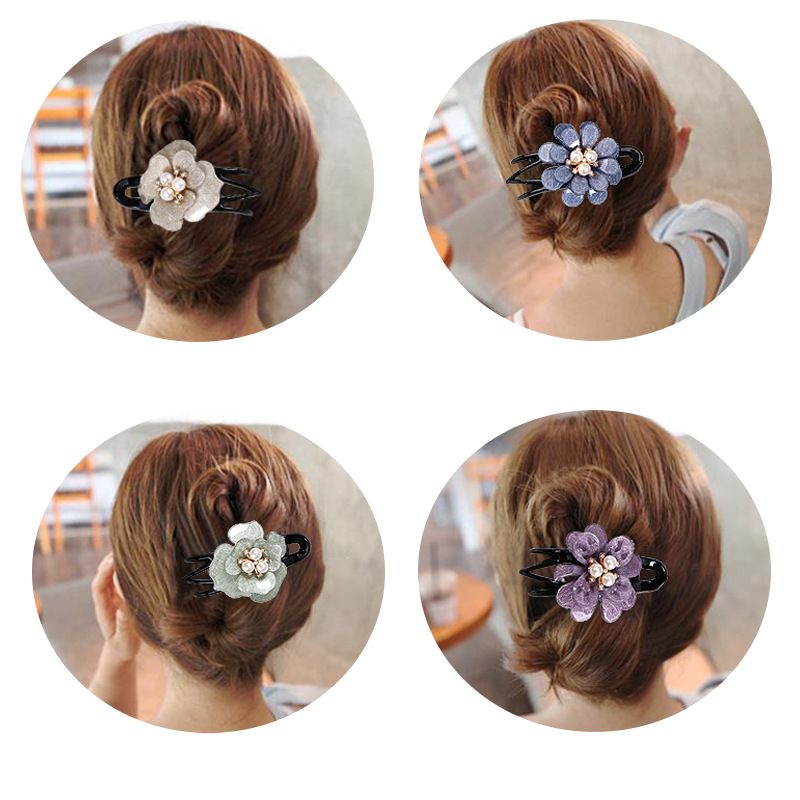 バンスクリップ サイドバンス ヘアクリップ ヘアアクセサリー レディース 女性 商品画像3