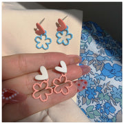 ピアス スタッドピアス イヤークリップ イヤーカフ レディース 女性 アクセサリー ハート フラワー お洒落 可愛い ファッション小物