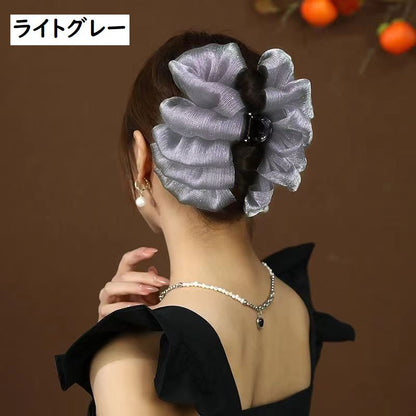 ヘアクリップ バンスクリップ ボリューム 大きめ 髪留め レディース 商品画像3