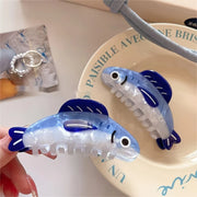ヘアクリップ バンスクリップ レディース 女性 魚 イワシ フィッシュ クリップ ヘアアクセサリー まとめ髪 かわいい ユニーク